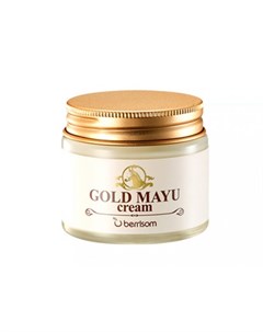 Крем для лица с лошадиным жиром gold mayu cream Berrisom