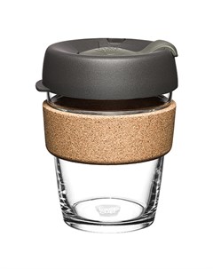 Кружка brew cork m 340 мл серый 8x12x8 см Keepcup