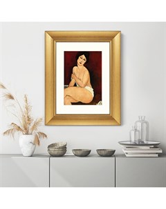 Картина la belle romaine 1917г золотой 40x50 см Картины в квартиру