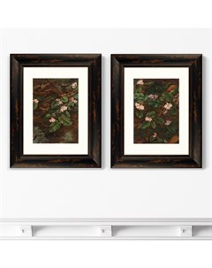 Набор из 2 х репродукций картин в раме trailing arbutus 1863г коричневый 41x51 см Картины в квартиру