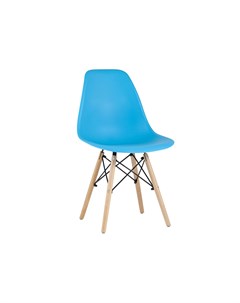 Стул style dsw x4 голубой 46x81x53 см Stool group