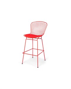 Стул барный bertoia красный 55x115x52 см Desondo