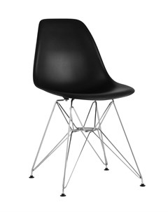 Стул eames chrome черный 57x81x54 см Stool group