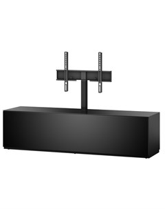 Тумба под тв std 131f blk blk bs черный 130 0x87 0x45 0 см Sonorous