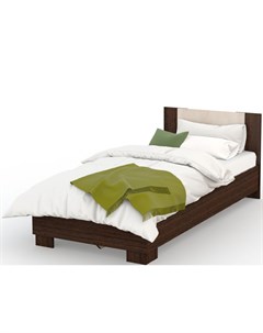 Кровать аврора 120 200 коричневый 126x85x206 см Imperial
