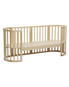 Кроватка детская kids simple бежевый 124x86x65 см Polini