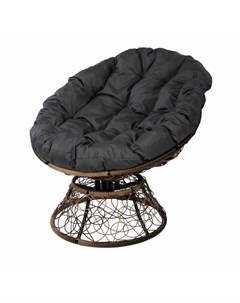 Кресло с пружиной papasan серый 98x80x88 см Ecodesign