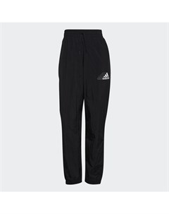 Брюки с высокой талией Brand Love Repeat Logo Sportswear Adidas