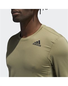 Лонгслив для фитнеса Techfit 3 Stripes Performance Adidas