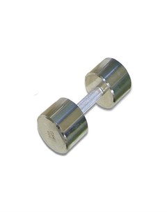 Гантель цельная Фитнесс 5 0 кг хром Mb barbell