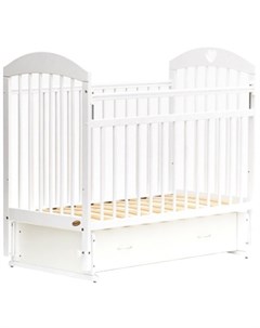 Детская кроватка Comfort М 01 10 19 белый Bambini