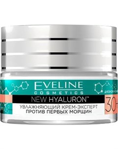 Крем для лица New Hyaluron увлажняющий против первых морщин 30 50мл Eveline cosmetics