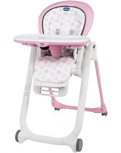 Стульчик для кормления Polly Progres5 340728497 розовый 05079336170000 Chicco