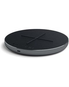 Зарядное устройство Type C PD QC Wireless Charger серый космос ST IWCBM Satechi