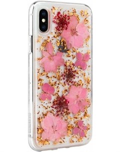 Чехол для телефона Flash Luscious iPhone XS Max белый золотой розовый GS 103 46 160 86 Switcheasy