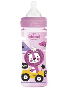 Бутылочка для кормления Well Being Girl 250 мл 340728583 00028623100000 Chicco