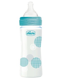 Бутылочка для кормления Well Being Glass Boy 240 мл 340728592 00028721200000 Chicco