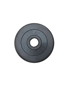 Диск для штанги обрезиненный d 26 мм 10 0 кг черный Profigym
