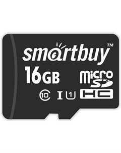 Карта памяти microSDHC Class 10 16 Гб SB16GBSDCL10 00 Smart buy