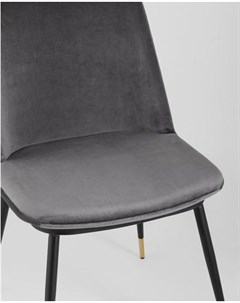 Стул Мелисса велюр темно серый FDC8028 DARK GREY FUT 81 Stool group