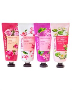 Крем для рук pink flower blooming hand cream Farmstay