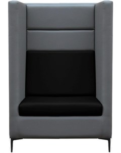 Кресло Дирк L21 L22 серый черные вставки Brioli