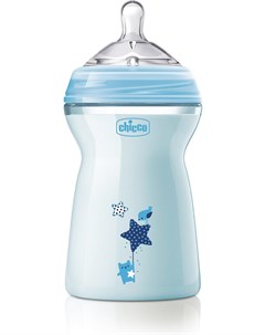 Бутылочка для кормления Natural Feeling 310205213 330мл голубой Chicco