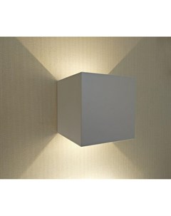 Бра Куб w10x10 h10 Led 6w белый 08585 01 3000K Kinklight