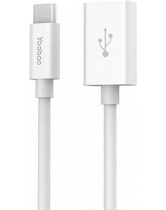 Кабель адаптер разветвитель Type C to female USB Adapter YB CAF2 белый Yoobao