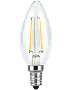 Светодиодная лампа LED Filament Свеча E14 5W 450lm 4100К 1 10 50 103801205 Gauss