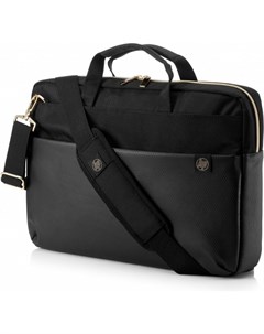 Сумка для ноутбука Pavilion Accent Briefcase 15 Black Gold 4QF94AA Hp