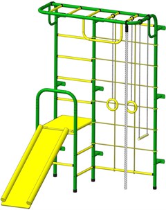 Детский спортивный комплекс С107М зеленый желтый Пионер