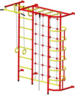 Детский спортивный комплекс С5СМ красный желтый Пионер