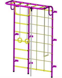 Детский спортивный комплекс С104М пурпурный желтый Пионер