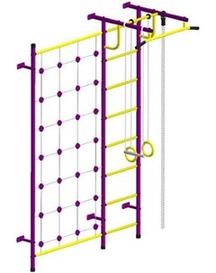 Детский спортивный комплекс С3С пурпурный желтый Пионер