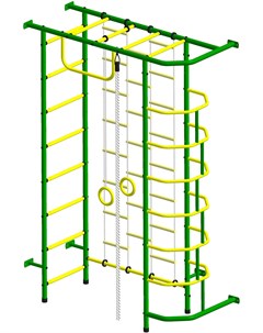 Детский спортивный комплекс 9Л зеленый желтый Пионер