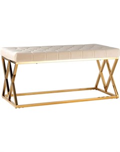 Банкетка Инсигния вельвет бежевый золото BENCH 011 TG BG Stool group