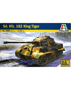 Сборная модель Немецкий тяжелый танк Sd Kfz 182 King Tiger 7004 Italeri