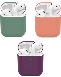 Чехол для наушников Ultra Slim для AirPods 1 2 бургунди D_47041 Deppa