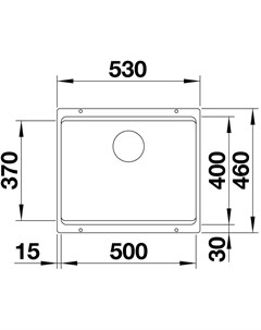 Кухонная мойка Etagon 500 U 525887 Blanco