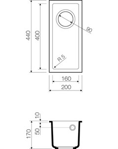 Кухонная мойка Bosen 20 U WH Tetogranit белый 4993156 Omoikiri