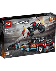 Конструктор Technic Шоу трюков на грузовиках и мотоциклах 42106 Lego