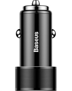 Зарядное устройство Small Screw 3 4A Dual USB Car Charger Black CAXLD C01 Baseus