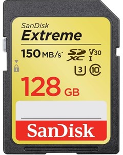 Карта памяти Extreme SDXC 128GB SDSDXV5 128G GNCIN Sandisk