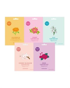 Tканевая маска с цветочными экстрактами flower mask sheet Baroness