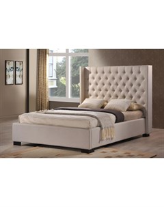 Мягкая кровать newport lux 140 200 бежевый 168 0x137x216 0 см Myfurnish