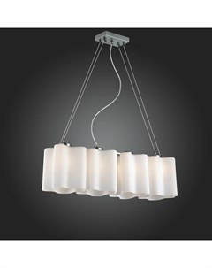 Люстра подвесная onde серебристый 80x22x19 см St luce