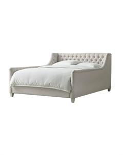 Кровать devyn tufted bed 160 200 бежевый 174x100x215 см Ml