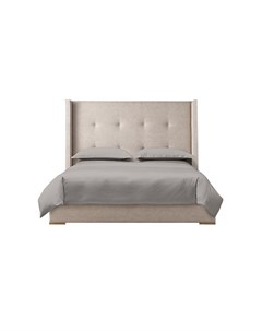 Мягкая кровать greystone 180 200 бежевый 206 0x130x212 см Myfurnish