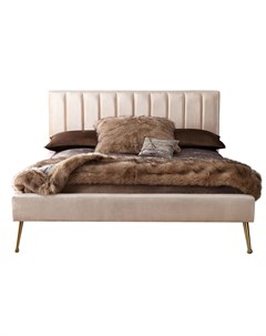 Кровать deangelo queen platform бежевый 150x110x212 см Idealbeds